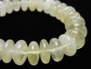 [Video] [One of a kind] Libyan Desert Glass  Roundel 13x13x5-7mm Bracelet   NO.88