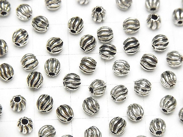 Silver925 Design Round 4.5mm 2pcs