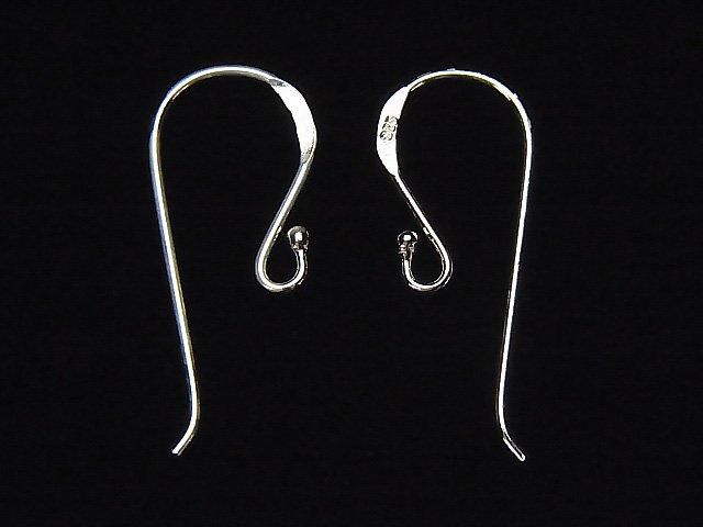 Silver925  Earwire 25x10mm No coating  2pairs