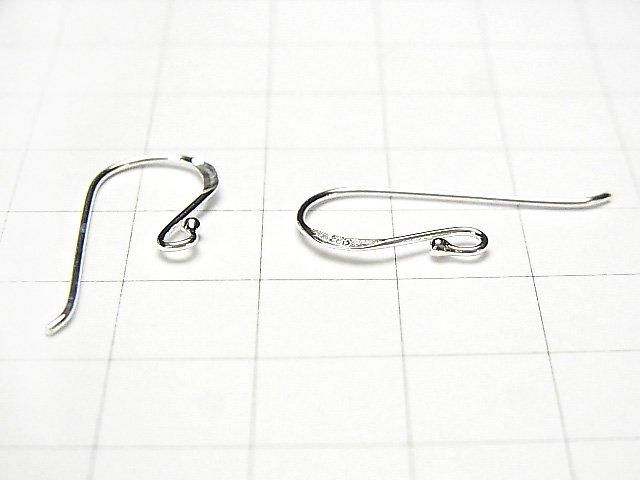 Silver925  Earwire 25x10mm No coating  2pairs