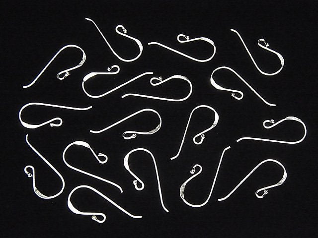 Silver925 Earwire 25x10mm No coating 2pairs (4pcs)