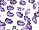 [Video] High Quality Amethyst AAA Loose stone Pear shape Faceted 12x8mm 2pcs