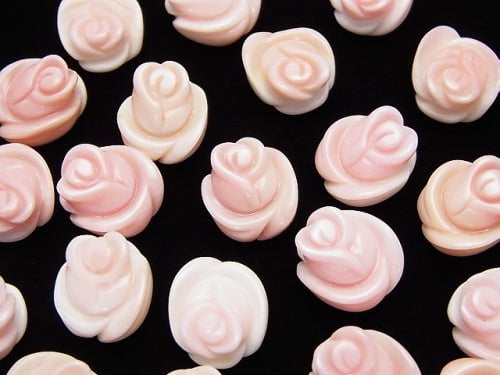 [Video] Queen Conch Shell AAA Rose 14 x 12 mm [Half Drilled Hole] 1pc $3.79!