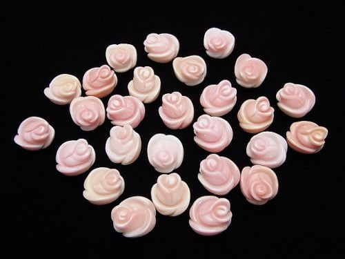[Video] Queen Conch Shell AAA Rose 14 x 12 mm [Half Drilled Hole] 1pc $3.79!