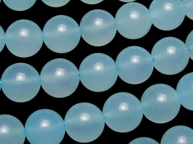 Chalcedony, Round Gemstone Beads