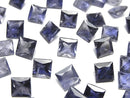 [Video]High Quality Iolite AAA- Loose stone Princess cut 6x6mm 3pcs