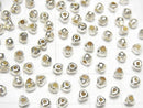 Karen Silver Rondelle 3x3x2.5mm 10pcs