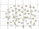 Karen Silver Faceted Rondelle 3x3x2.5mm White Silver 5pcs