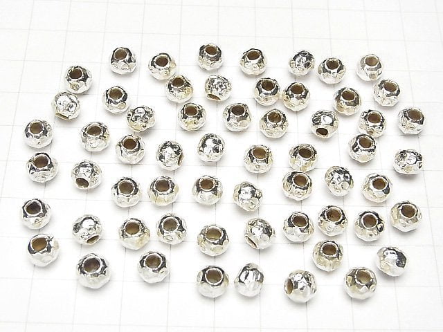 Karen Silver Roundel 7x7x5mm 2pcs