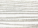 Karen Silver Tube 1.2x1.2x1.2mm White Silver half or 1strand beads (aprx.27inch/68cm)