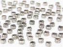 Karen Silver Rondelle 3x3x1.5mm 20pcs