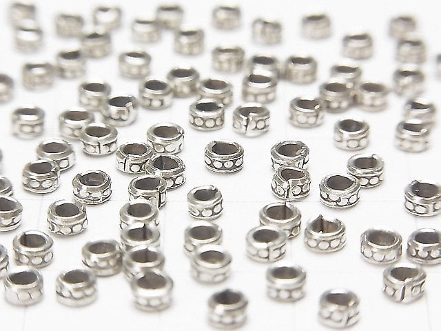 Karen Silver Roundel 3x3x1.5mm 20pcs