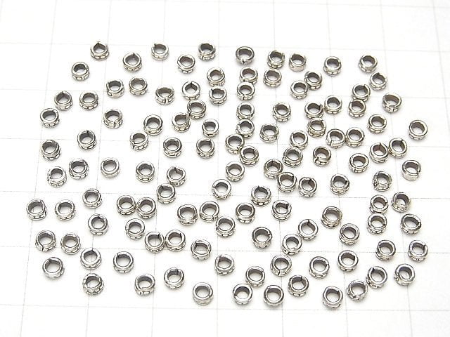 Karen Silver Roundel 3x3x1.5mm 20pcs