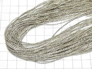 Karen Silver Patterned Tube 2x1x1mm half or 1strand beads (aprx.27inch/68cm)