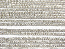 Karen Silver Triangle Rondelle 1.2x1.7x1.7mm 1/4 or 1strand beads (aprx.26inch/66cm)