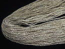 Karen Silver Triangle Rondelle 1.2x1.7x1.7mm 1/4 or 1strand beads (aprx.26inch/66cm)