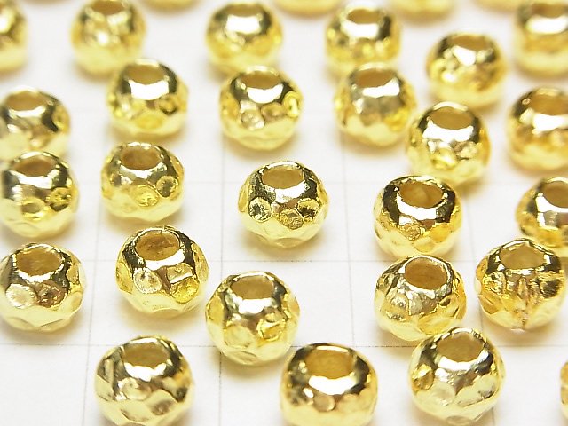 Karen Silver Rondelle 7x7x5mm 18KGP 2pcs