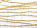 Karen Silver Cube Shape 1x1x1mm 18KGP 1/8 or 1strand beads (aprx.26inch/65cm)
