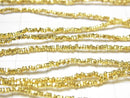 Karen Silver Chips (Discs) 1.5x1.5x1mm 18KGP 1/8" or 1-strand beads (approx. 25 inches/62 cm)
