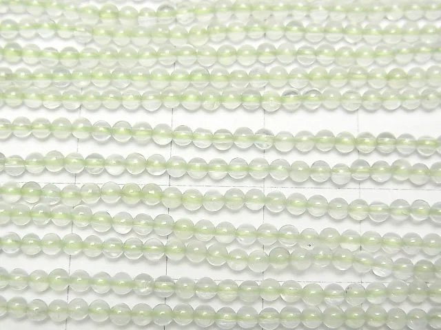 [Video] Prehnite AA++ Round 2mm 1strand beads (aprx.15inch/38cm)