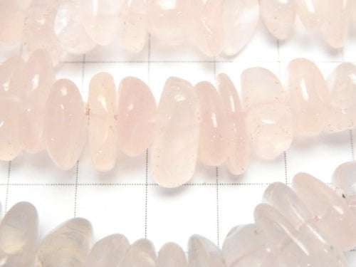 1strand $8.79! Madagascar Rose Quartz AA ++ Small Nugget (Chips) 1strand beads (aprx.15inch / 38cm)