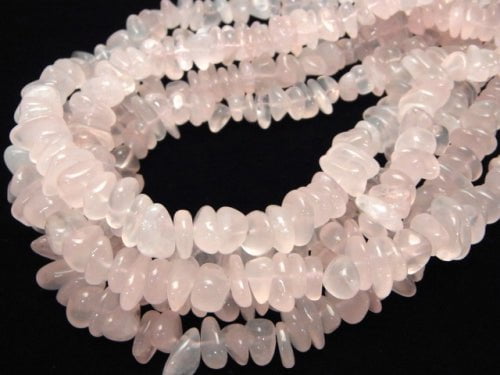 1strand $8.79! Madagascar Rose Quartz AA ++ Small Nugget (Chips) 1strand beads (aprx.15inch / 38cm)