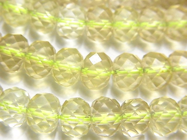 Lemon Quartz, Roundel Gemstone Beads