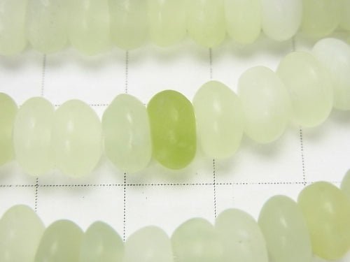 1strand $8.79! Frost New Jade Roundel 8x8x4mm 1strand beads (aprx.15inch / 38cm)