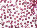 [Video] High Quality Ruby AA++ Round Cabochon 4x4mm 5pcs