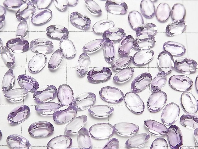 [Video]High Quality Amethyst AAA Loose stone Oval Faceted 6x4mm 10pcs