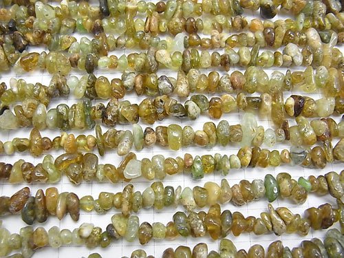 1strand $5.79! Green Garnet AA Chips (Small Nugget) 1strand beads (aprx.33inch / 84cm)