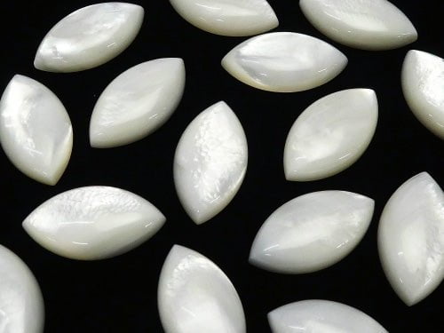 High Quality White Shell AAA Marquise Cabochon [17x10mm] [20x10mm] [26x14mm] 1pc