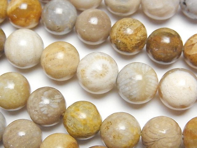 Coral, Round Natural Beads