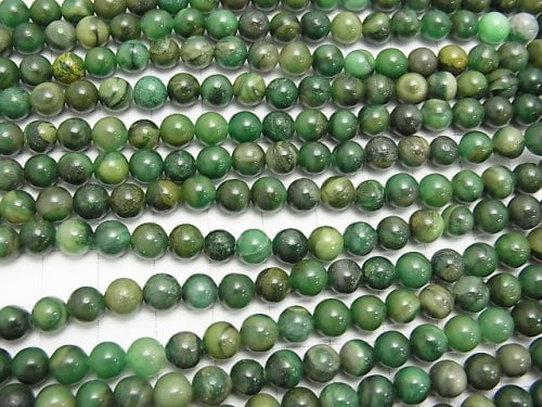 Verdite Round 6mm 1strand beads (aprx.15inch/36cm)