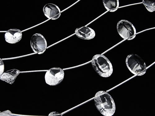 [Video] 1strand $13.99! High Quality Crystal AAA Oval Concave Cut 14 x 10 mm 1strand (5pcs)