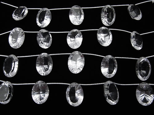 [Video] 1strand $25.99! High Quality Crystal AAA Oval Concave Cut 18 x 13 mm 1strand (5pcs)