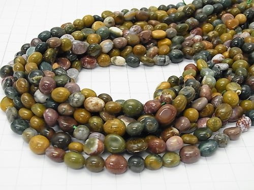 1strand $5.79! Ocean Jasper Small Size Nugget 1strand beads (aprx.15inch / 38cm)