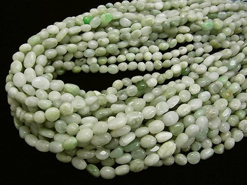 Burmese Jadeite AA Small Size Nugget 1strand beads (aprx.15inch/37cm)