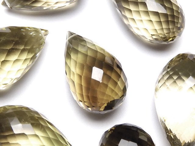 Drop, Faceted Briolette, Other Quartz Gemstone Beads