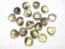 [Video] High Quality Lemon x Smoky Quartz AAA Chestnut Faceted Briolette 3pcs