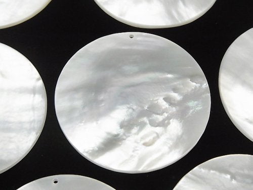1pc $8.79! High Quality White Shell Coin 40mm 1pc