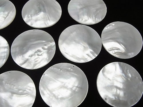 1pc $8.79! High Quality White Shell Coin 40mm 1pc