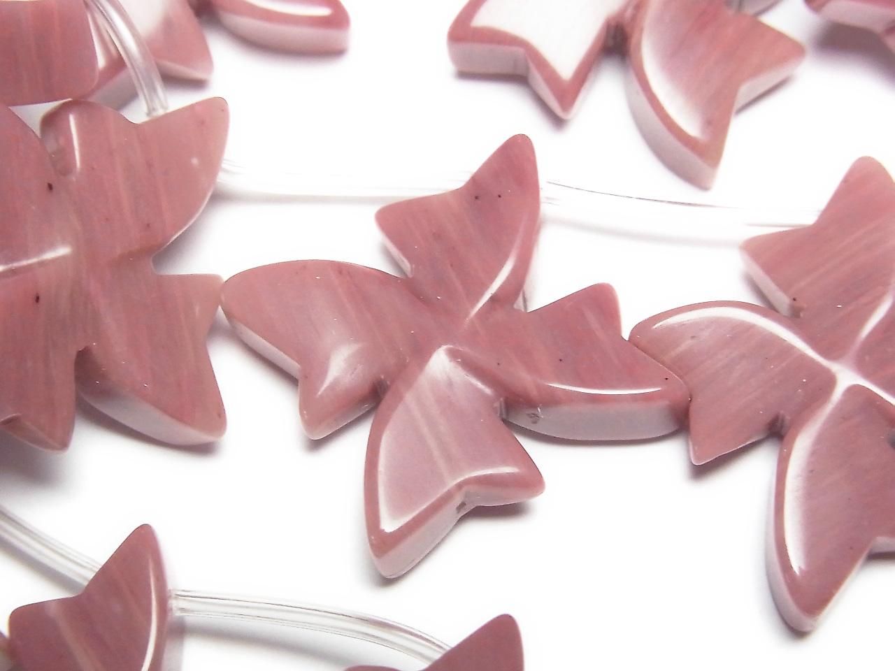 矽質片岩 AAA 花朵（頂級）半串或 1 串珠子 (約 15 英吋 / 38 公分)