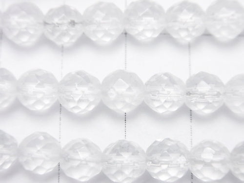 Milky Quartz AAA 64Faceted Round 6mm half or 1strand beads (aprx.15inch/38cm)