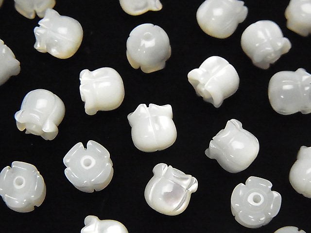 Flower, Mother of Pearl (Shell Beads) Pearl & Shell Beads