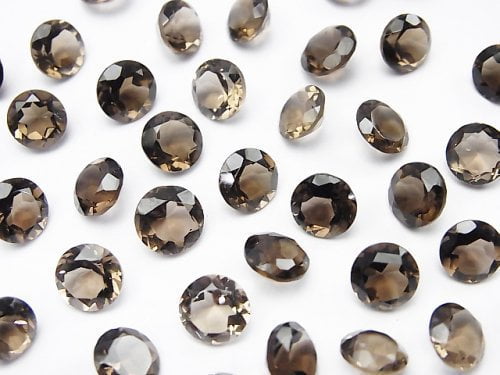 Brilliant, Smoky Quartz, Undrilled Gemstone Beads