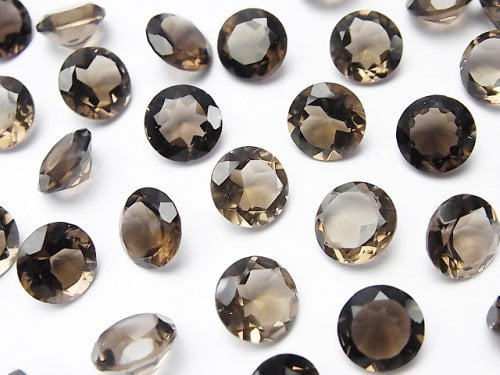 Brilliant, Smoky Quartz, Undrilled Gemstone Beads