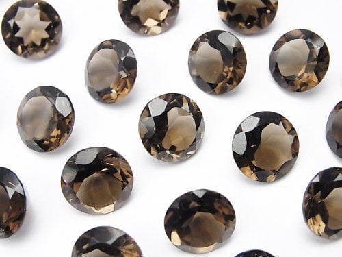 Brilliant, Smoky Quartz, Undrilled Gemstone Beads