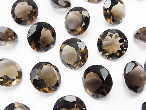 Brilliant, Smoky Quartz, Undrilled Gemstone Beads