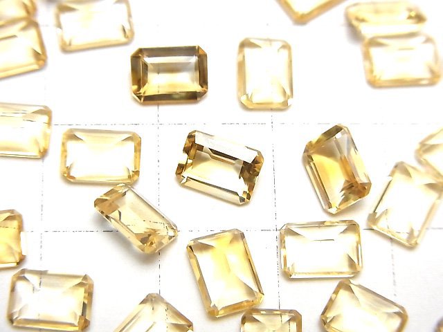 [Video] High Quality Citrine AAA Undrilled Rectangle Faceted 7 x 5 x 3 mm 5 pcs $6.79!